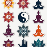 Yoga Symbols - Sticker Sheet v1
